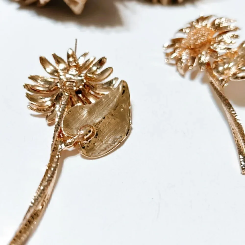 Sunflower  earrings  M156